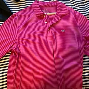 Vineyard scones performance wear collard shirt